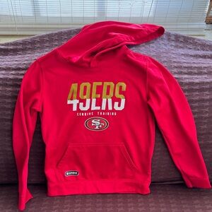 NFL San Francisco 49ers Red and Gold Team Apparel Hoodie